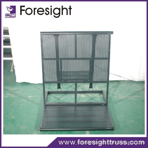individual stanchions aluminum folding fence stage crowd barriers